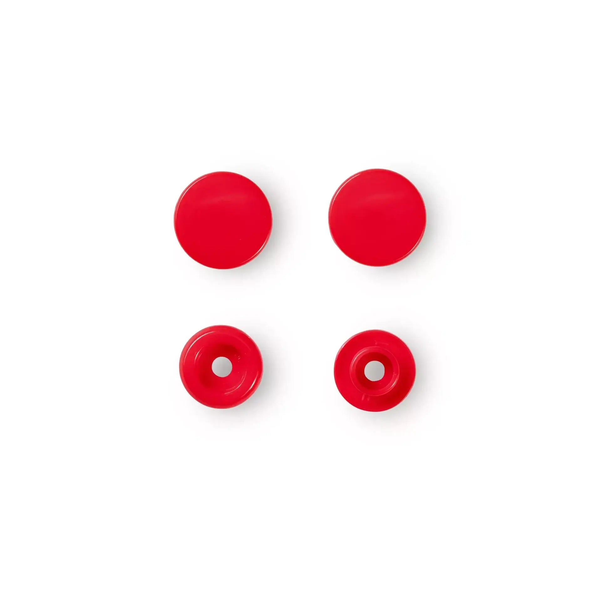 Boutons-pression Prym Color Snaps 12,4 mm rouge clair - Ribes y Casals