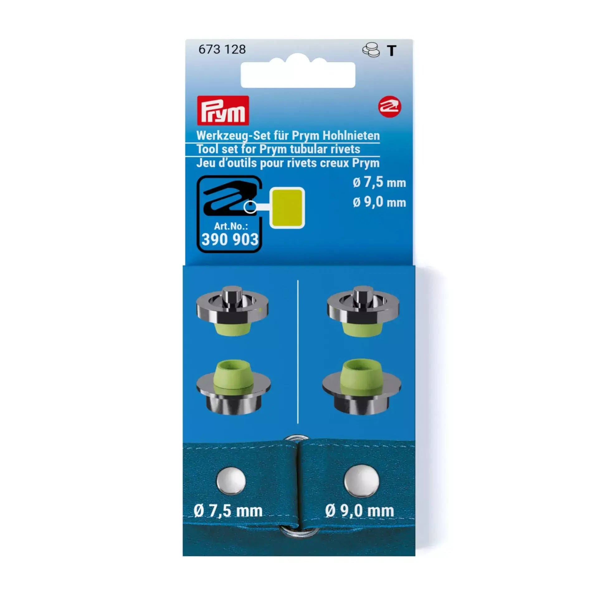 Kit d'outils pour rivets creux Prym 673128 - Ribes y Casals