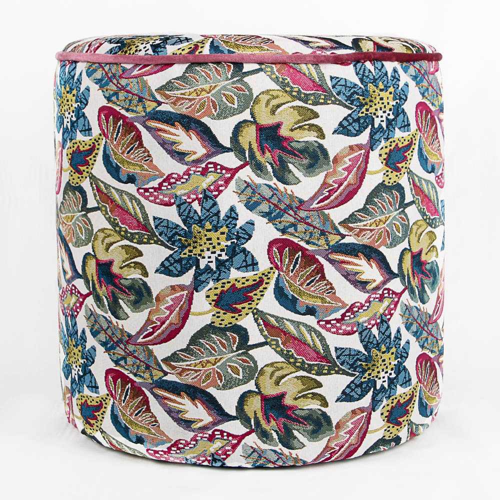 Pouf Décoratif Tropical 40x43cm Écru - Ribes y Casals