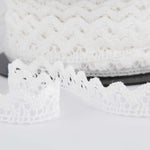 Dentelle De Coton Blanche 10mm - Ribes y Casals