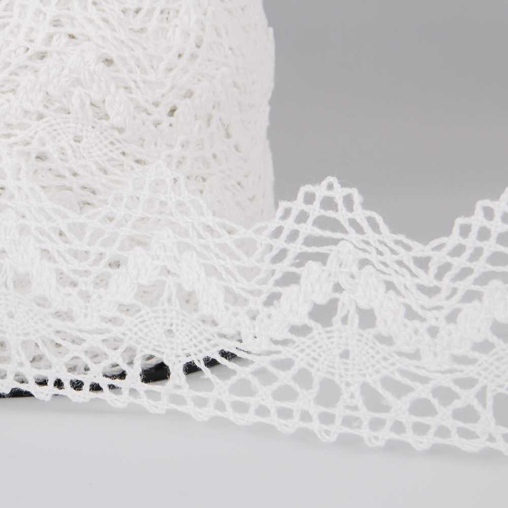 Dentelle De Coton Blanche 55mm - Ribes y Casals