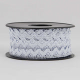 Dentelle De Coton Bleu Clair 10mm - Ribes y Casals