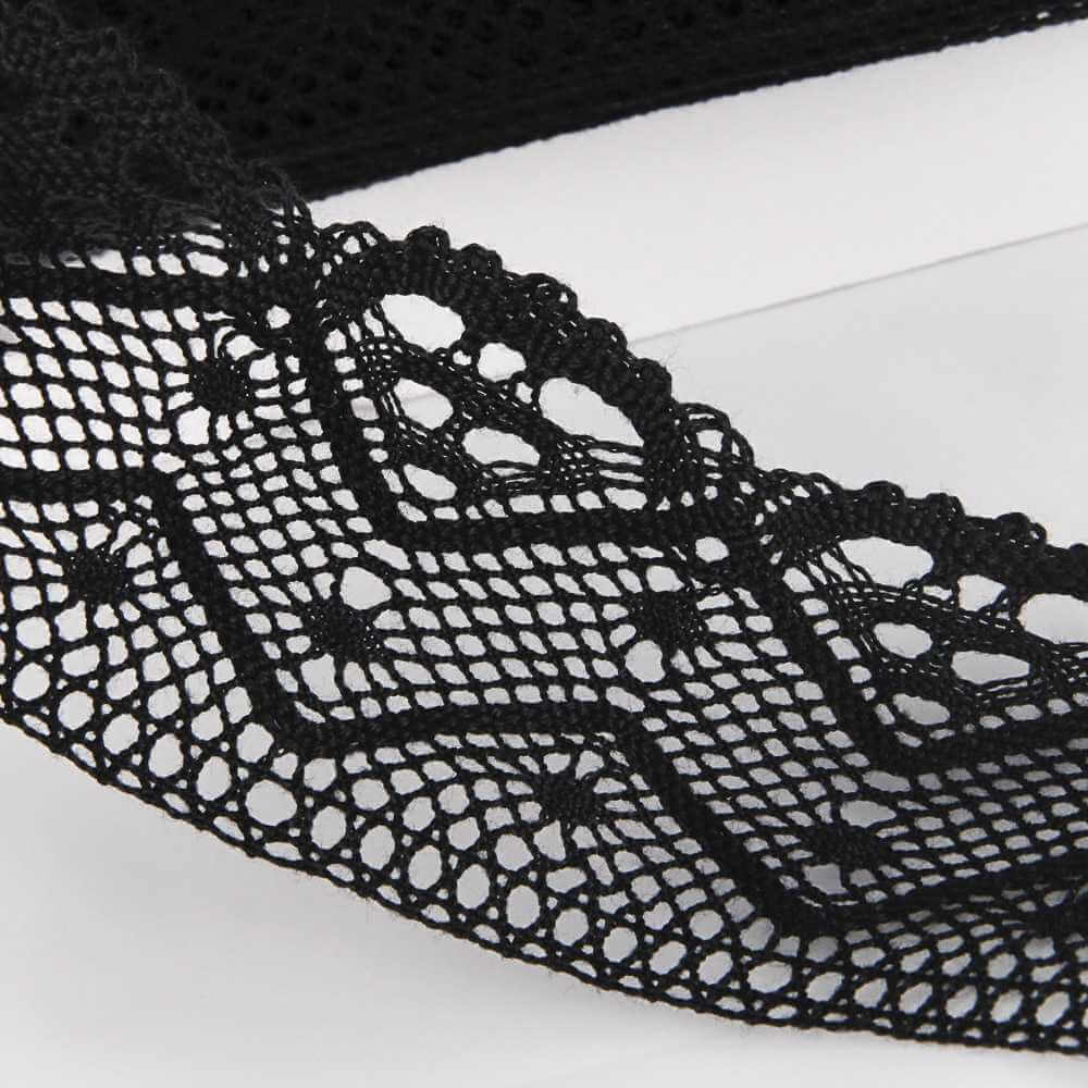 Ruban Broderie D794 Noir - Ribes y Casals