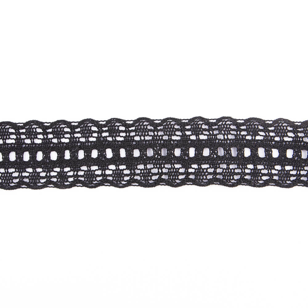 Ruban Dentelle 4255 Noir - Ribes y Casals