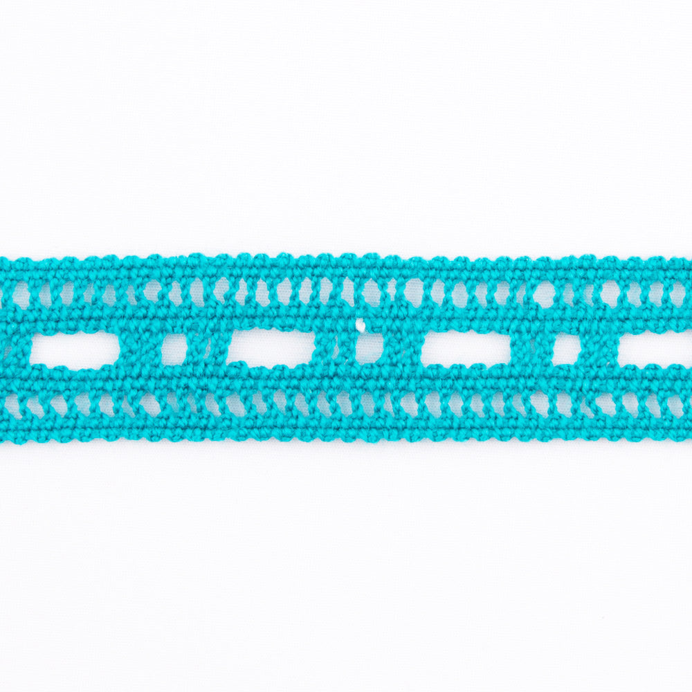 Dentelle 4665 Vert Bleu 53 - Ribes y Casals