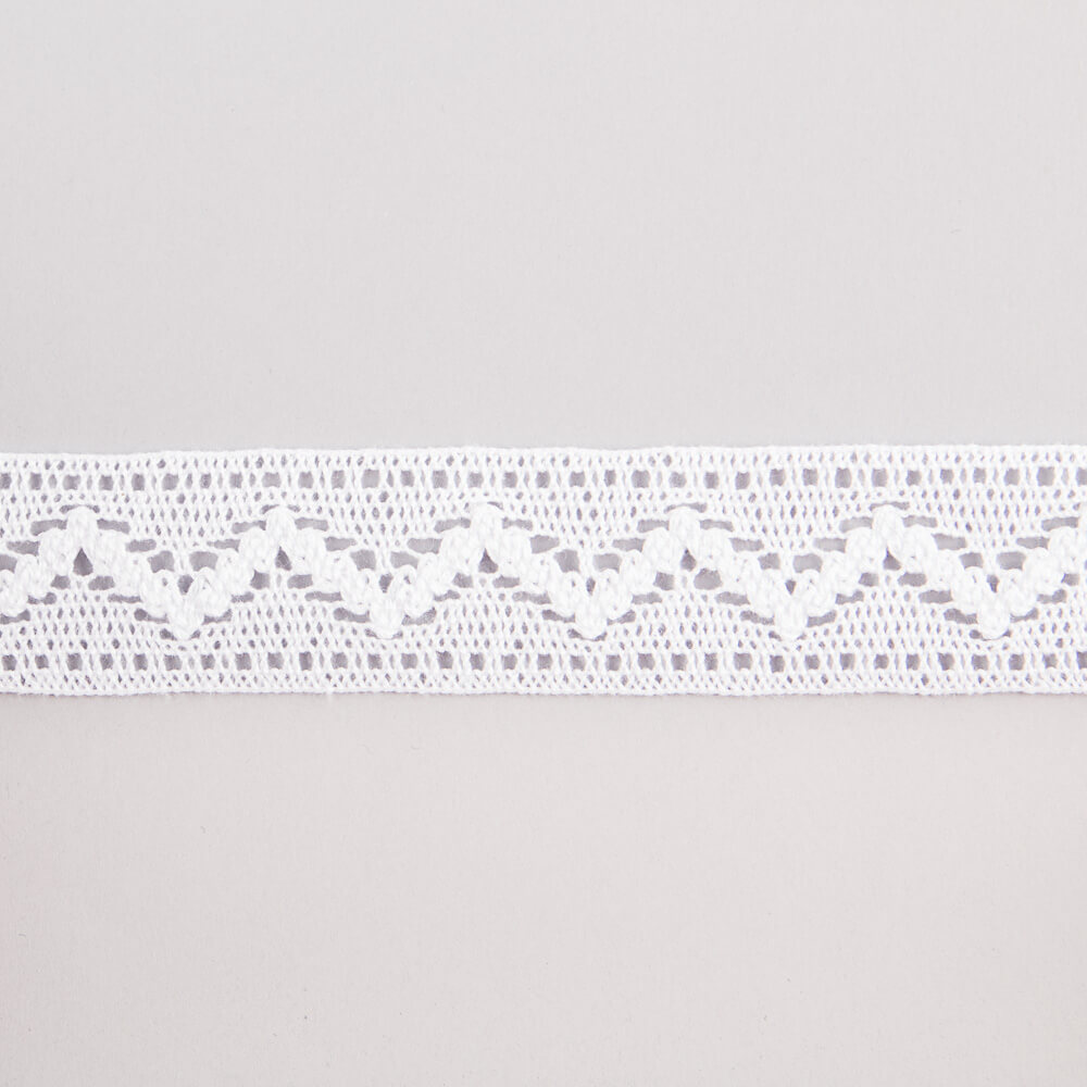 Ruban Dentelle 9835 Blanc - Ribes y Casals