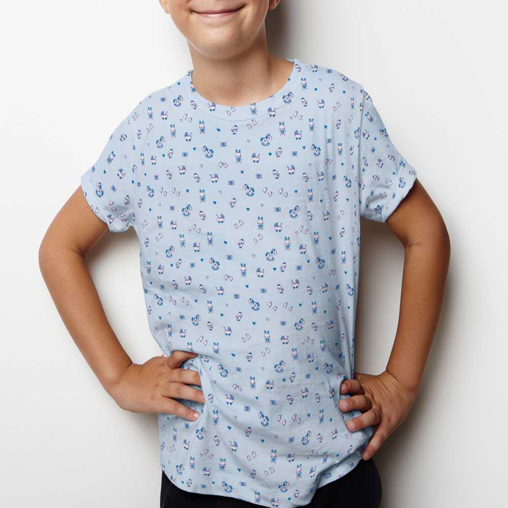 Tricot Coton Ferme Bleu - Ribes y Casals