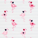 Tricot Coton Flamants Bleu - Ribes y Casals