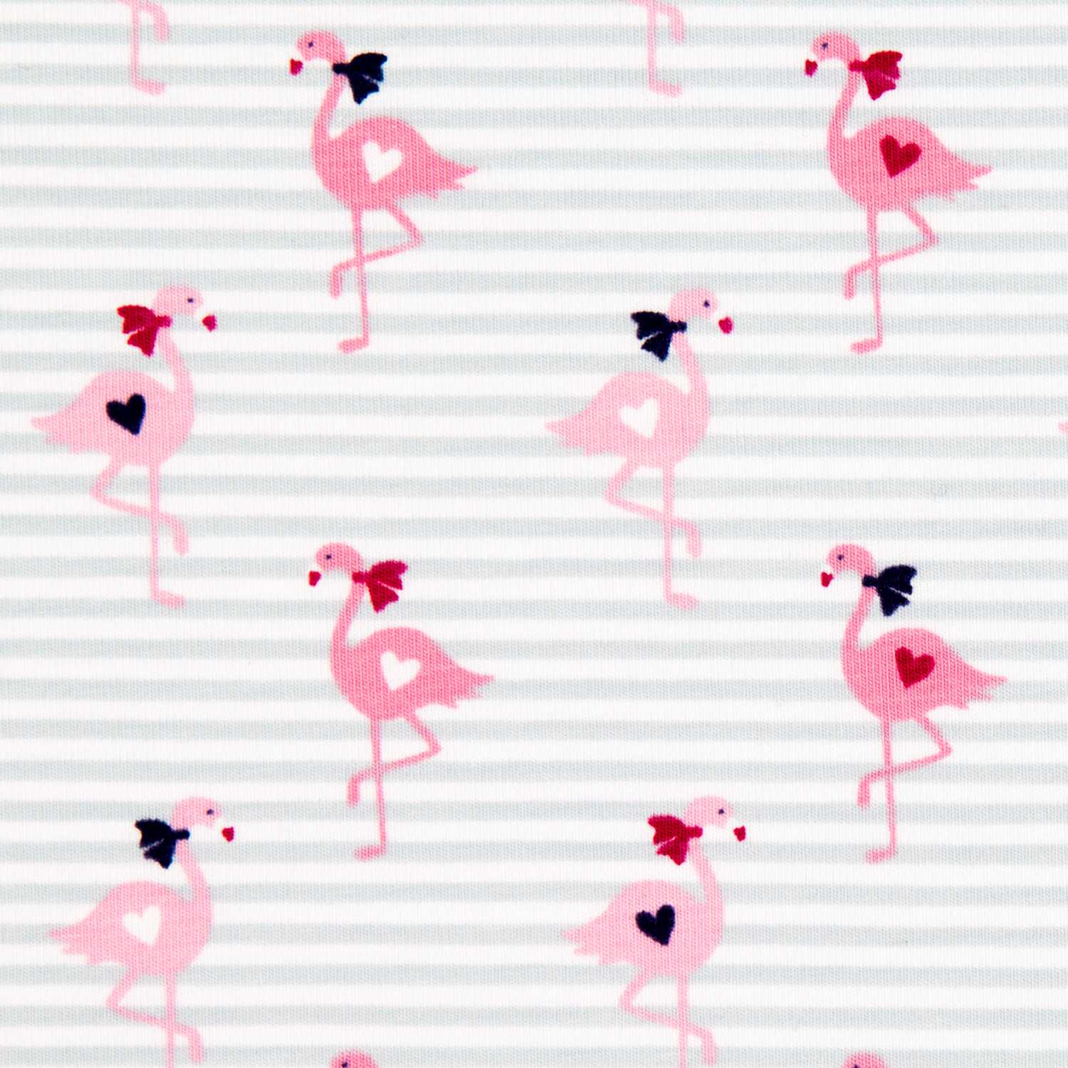 Tricot Coton Flamants Bleu - Ribes y Casals