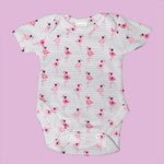 Tricot Coton Flamants Bleu - Ribes y Casals