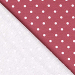 Tricot Jersey Coton Pois Marsala - Ribes y Casals