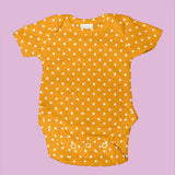 Tricot Jersey Coton Pois Ocre - Ribes y Casals