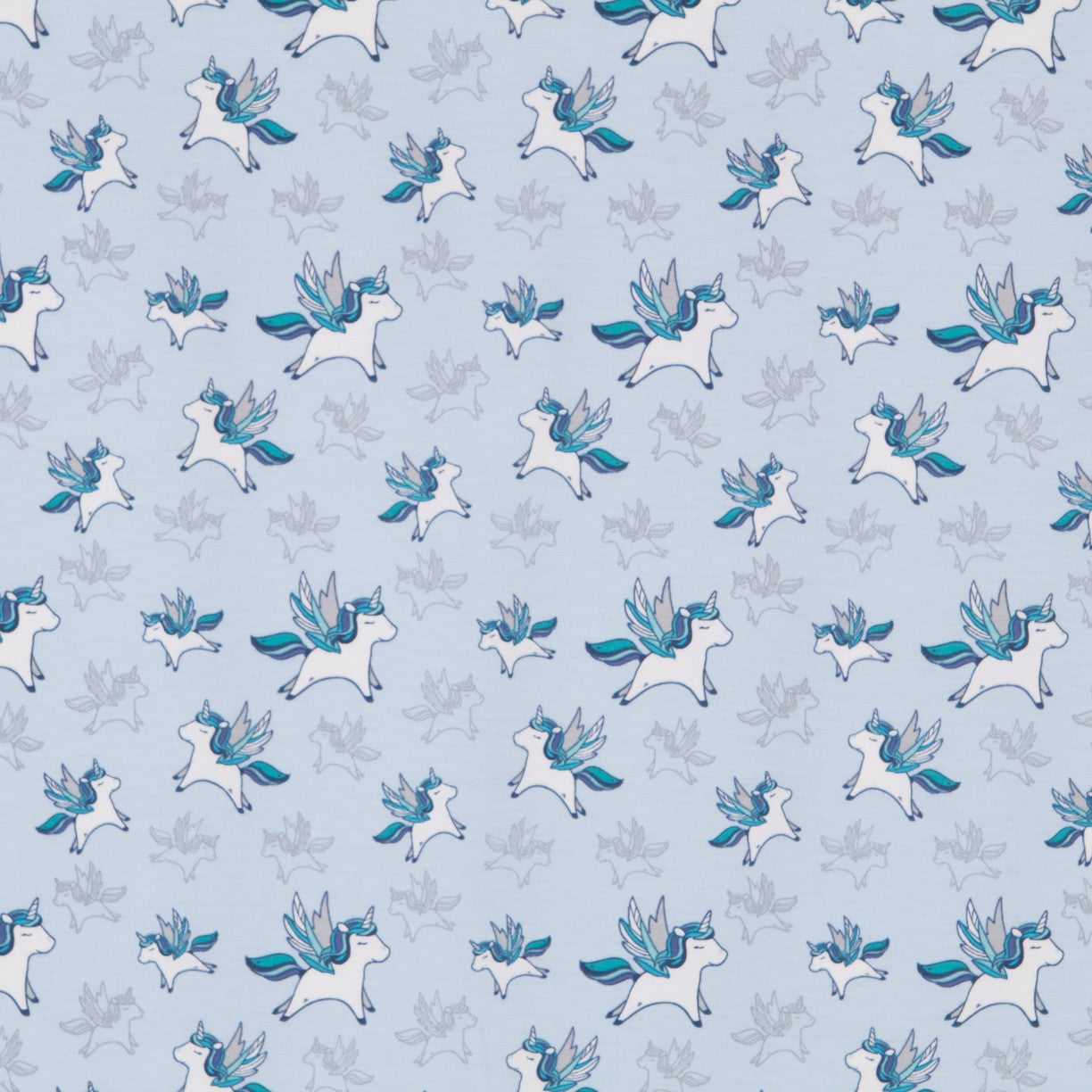 Point Coton Unicornes Bleu - Ribes y Casals