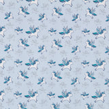 Point Coton Unicornes Bleu - Ribes y Casals