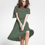 Maille Jersey Brillant Vert Bouteille - Ribes y Casals