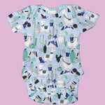 Coton maille Tshirt Cactus Bleu - Ribes y Casals