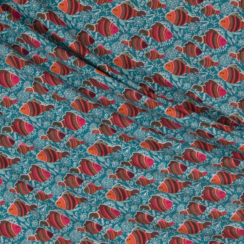 Maille Tshirt Fish Aiguemarine - Ribes y Casals