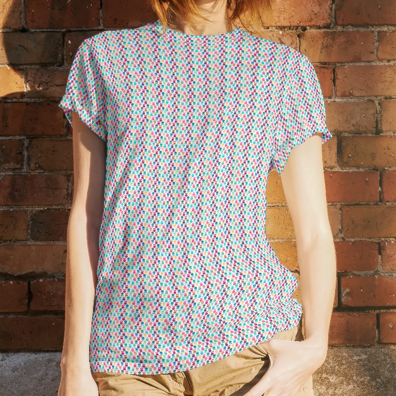 Maille Tshirt Fleurs Multicolores - Ribes y Casals