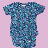 Coton maille Tshirt Jungle Bleu - Ribes y Casals