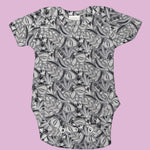 Coton maille Tshirt Jungle Gris - Ribes y Casals