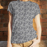 Coton maille Tshirt Jungle Gris - Ribes y Casals