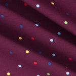 Coton maille Tshirt Pois Bordeaux - Ribes y Casals