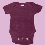 Coton maille Tshirt Pois Bordeaux - Ribes y Casals