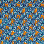 Coton maille Tshirt Monkey Bleu - Ribes y Casals