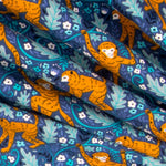 Coton maille Tshirt Monkey Bleu - Ribes y Casals