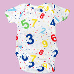 Coton maille Tshirt Numbers Blanc - Ribes y Casals