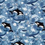 Coton maille Tshirt Ocean Bleu - Ribes y Casals