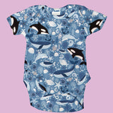 Coton maille Tshirt Ocean Bleu - Ribes y Casals