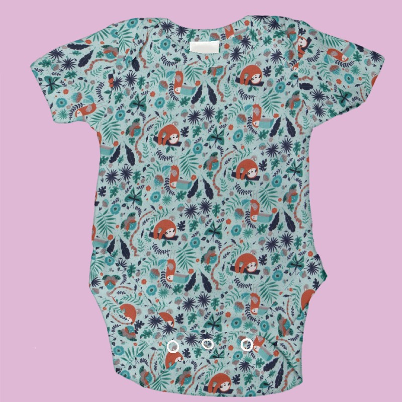 Maille Tshirt Jungle Vert - Ribes y Casals