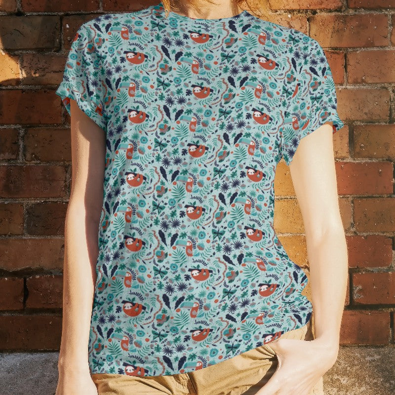 Maille Tshirt Jungle Vert - Ribes y Casals