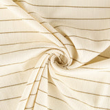 Jersey Côtelé Lurex Or - Ribes y Casals