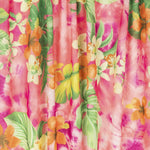 Maille Nervurée Polyester Tropical Fuchsia - Ribes y Casals
