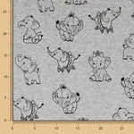 Minky Éléphant Gris - Ribes y Casals