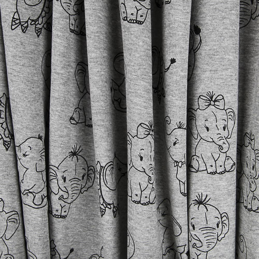 Minky Éléphant Gris - Ribes y Casals