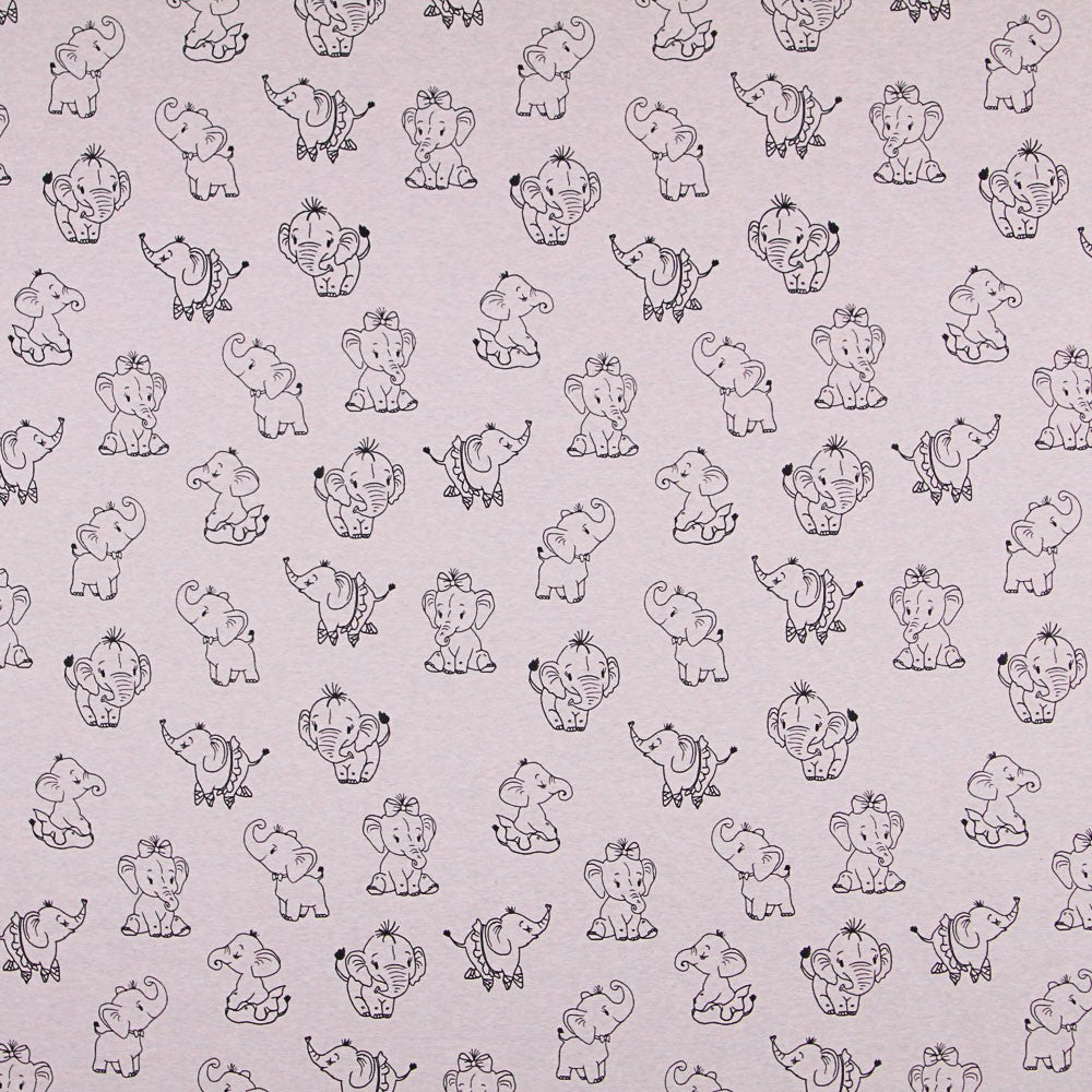 Minky Éléphant Rose - Ribes y Casals