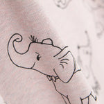 Minky Éléphant Rose - Ribes y Casals