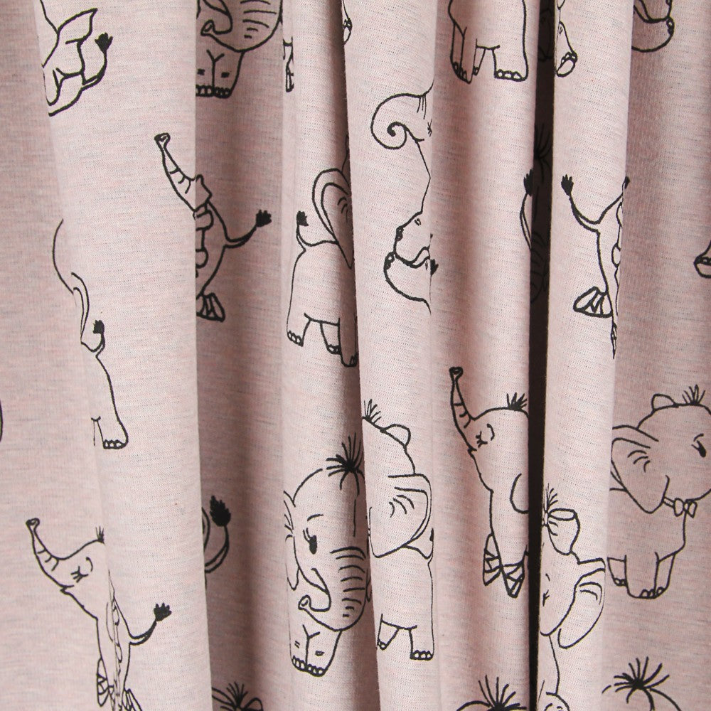 Minky Éléphant Rose - Ribes y Casals