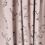 Minky Éléphant Rose - Ribes y Casals