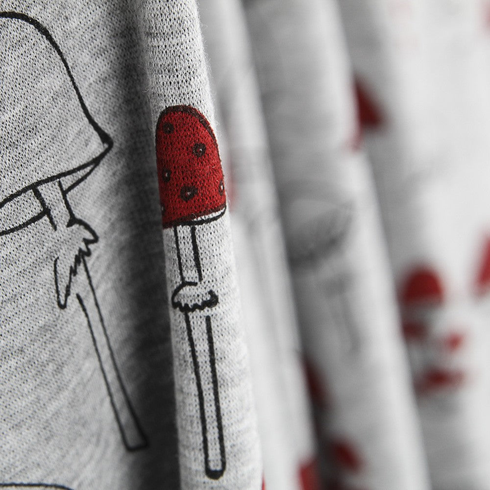 Maille Jersey Champignons Corail - Ribes y Casals