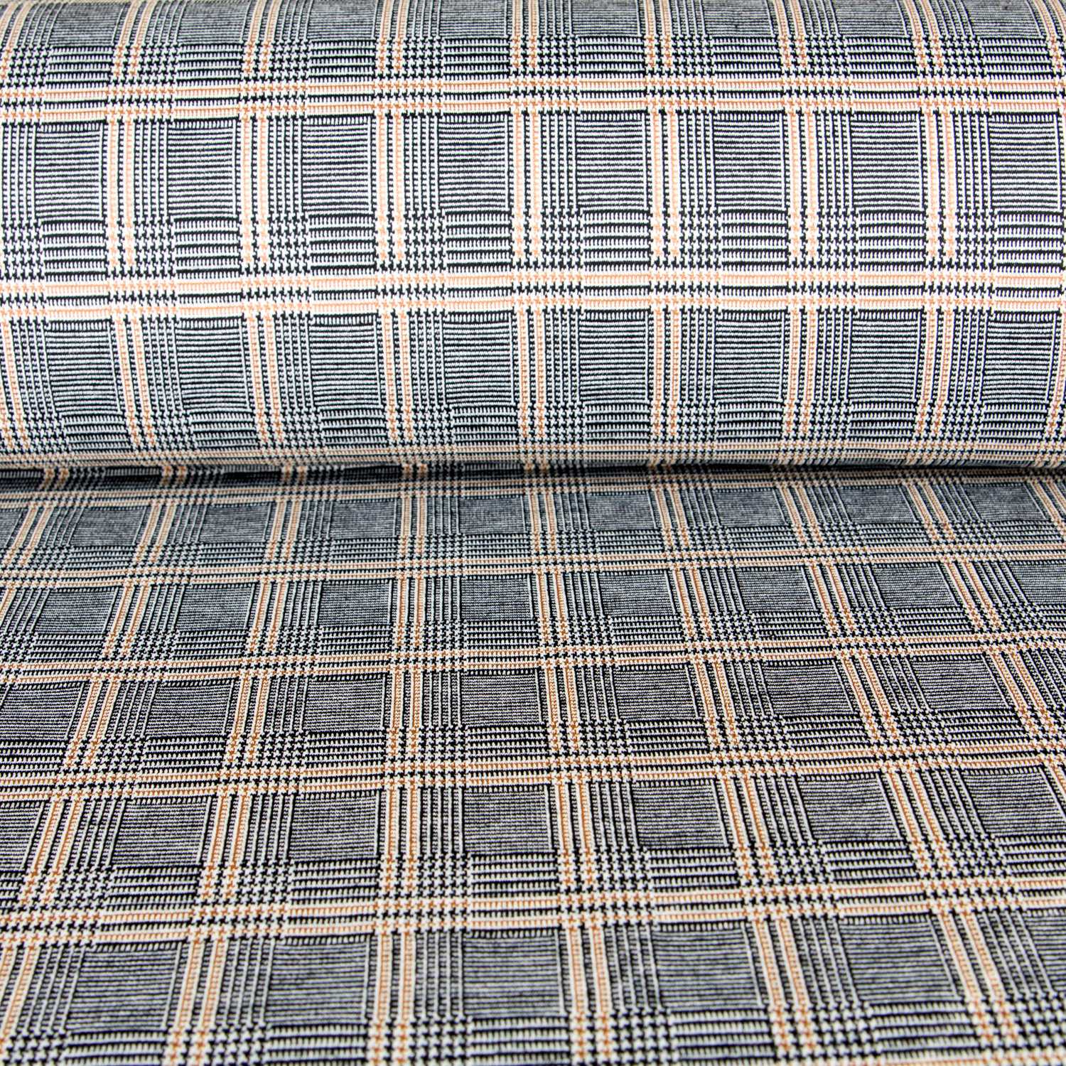 Tricot  Carreaux Écossais Camel - Ribes y Casals