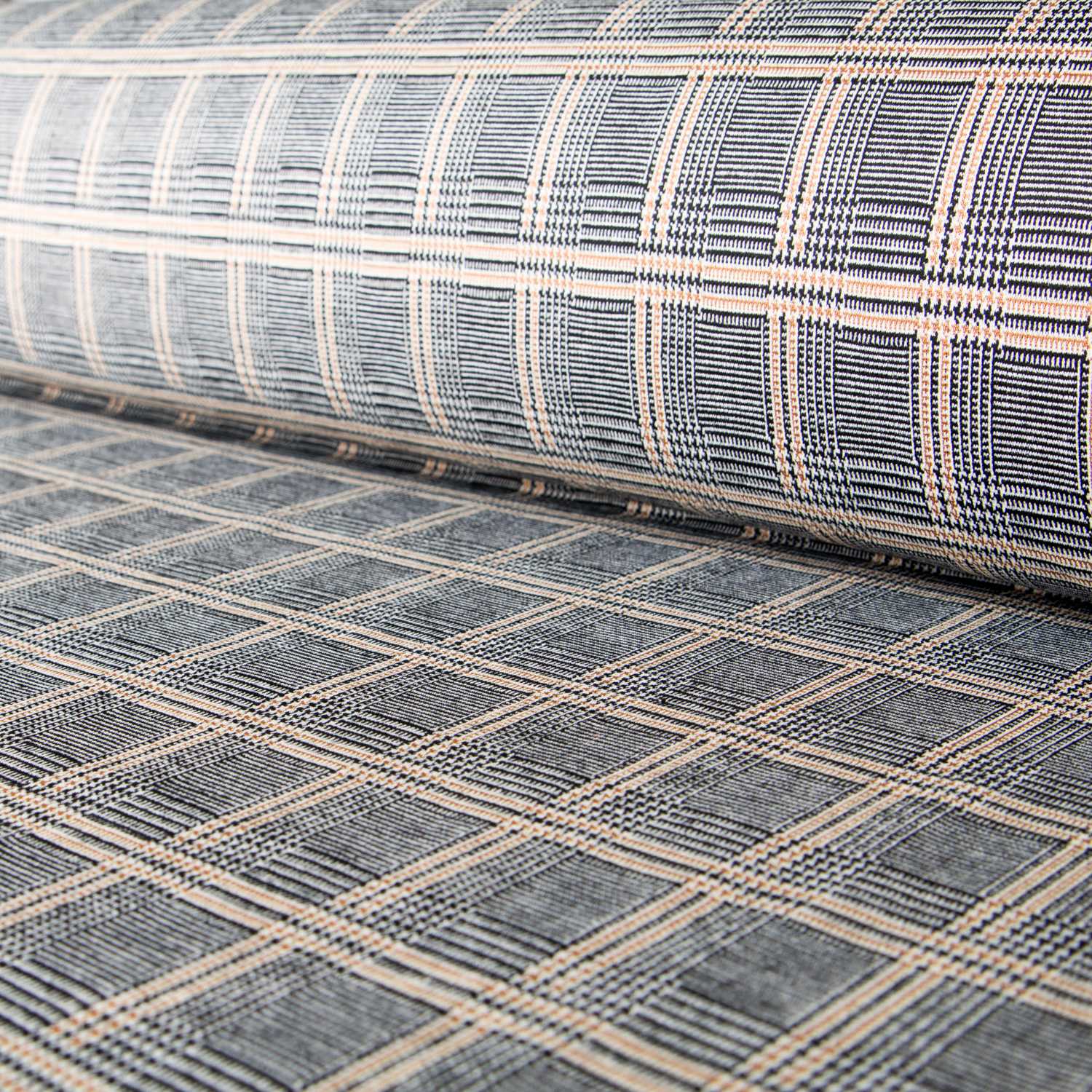 Tricot  Carreaux Écossais Camel - Ribes y Casals