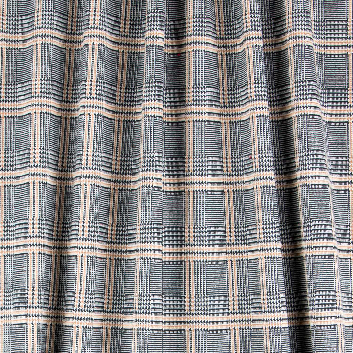 Tricot  Carreaux Écossais Camel - Ribes y Casals