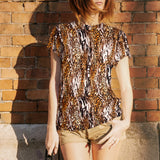 Maille T-Shirt Léopard - Ribes y Casals