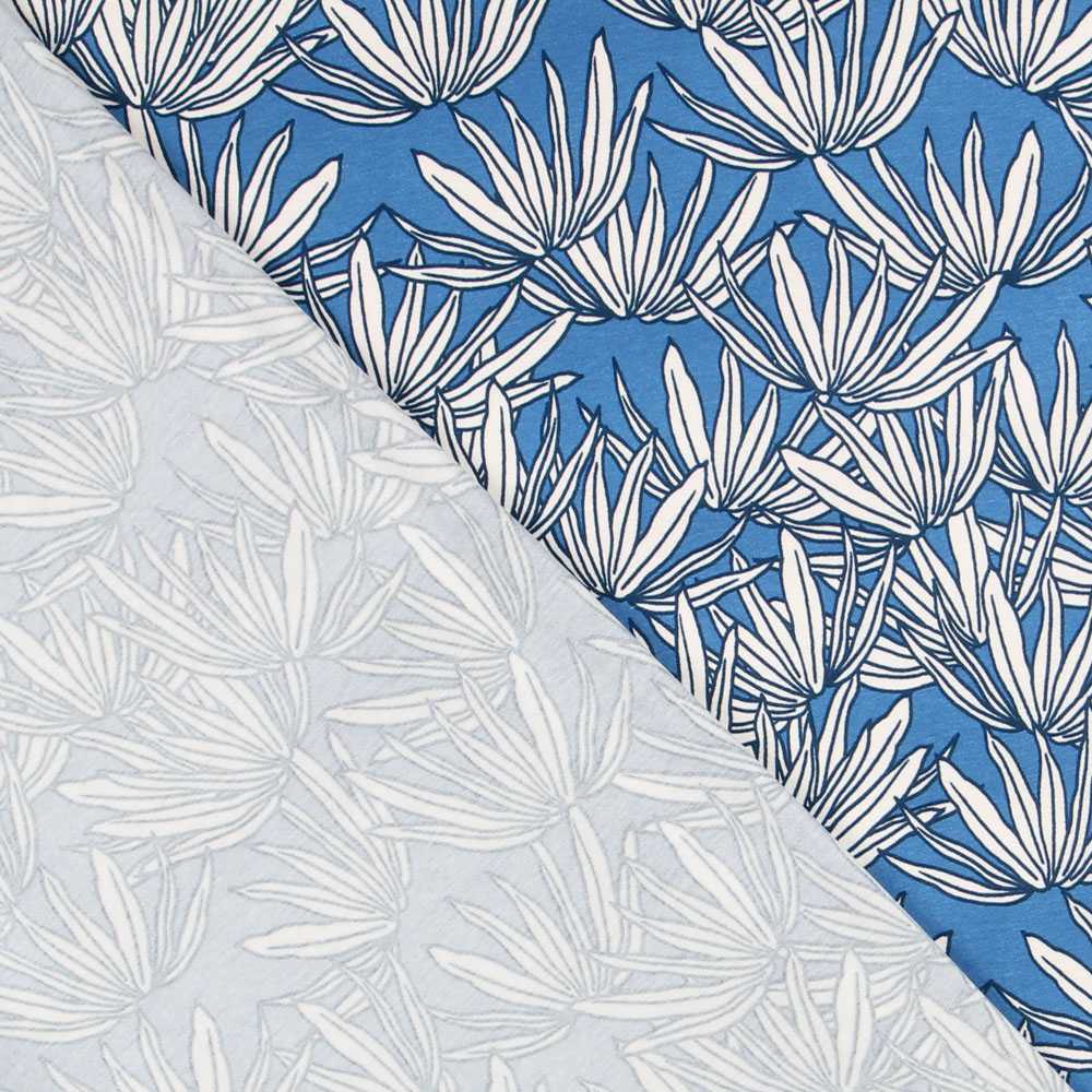 Maille T-Shirt Tropicale Bleu - Ribes y Casals