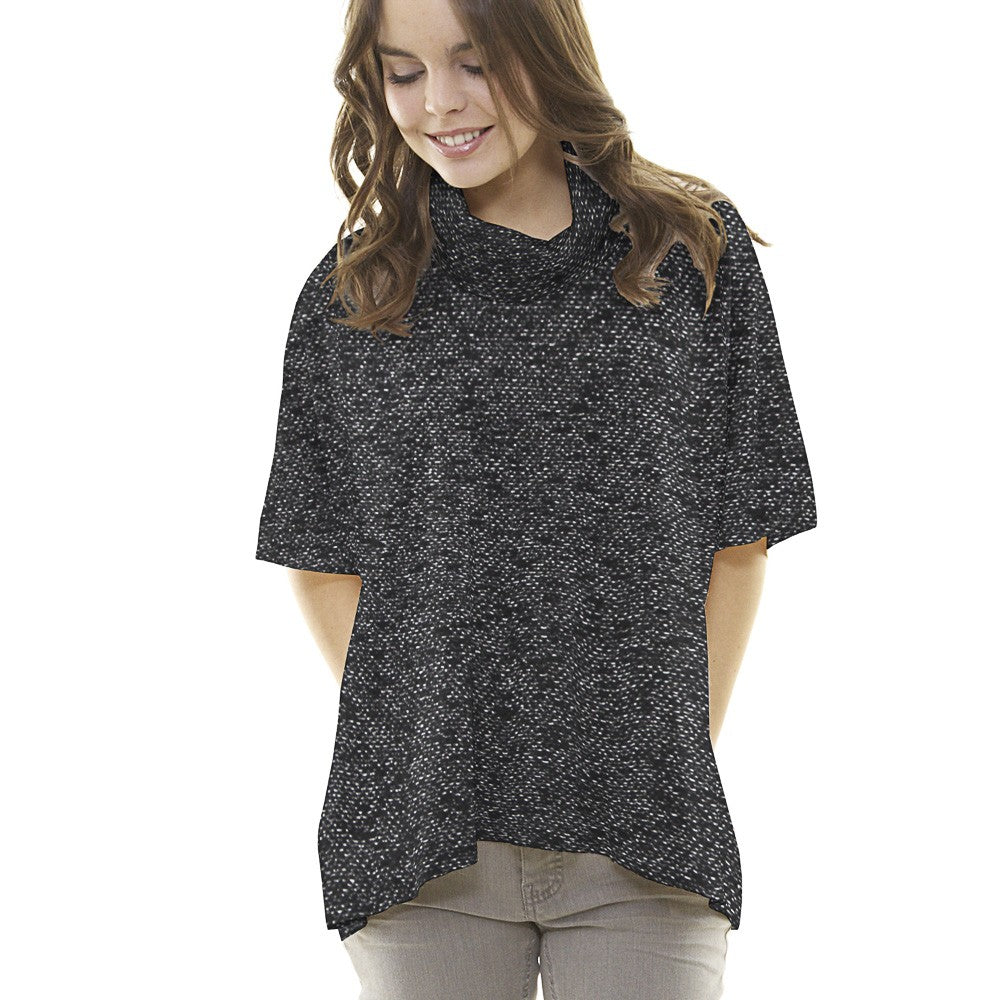 Tricot Sweatshirt Rustique Noir - Ribes y Casals