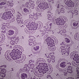 Tricot fin Lycra Violet Dessin - Ribes y Casals